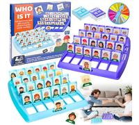 Vibbang Quien Es Quien Infantil, Quién es Divertido Juego de Mesa, Quién Es Quien, Adivina Quien Soy Juego, Quien Soy Yo Juego, Juego de Mesa Familiares, Adecuado para niños y niñas