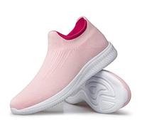 vibdiv Zapatos Planos Caminar Mujer Zapatillas Casual Zapatos Diarios sin Cordones Ligeros Cómodos