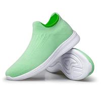 vibdiv Zapatos Planos Caminar Mujer Zapatillas Casual Zapatos Diarios sin Cordones Ligeros Cómodos
