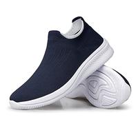 vibdiv Zapatos Planos Caminar Mujer Zapatillas Casual Zapatos Diarios sin Cordones Ligeros Cómodos 38