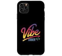 Vibe Coder Funny Gradient Dev Code Sintaxis Sarcástico Chill Carcasa para iPhone 11 Pro Max