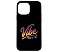 Vibe Coder Funny Gradient Dev Code Sintaxis Sarcástico Chill Carcasa para iPhone 13 Pro Max