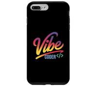 Vibe Coder Funny Gradient Dev Code Sintaxis Sarcástico Chill Carcasa para iPhone 7 Plus/8 Plus