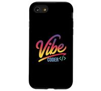 Vibe Coder Funny Gradient Dev Code Sintaxis Sarcástico Chill Carcasa para iPhone SE (2020) / 7 / 8