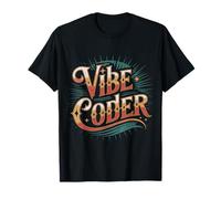 Vibe Coder Software Programmer Developer Coding |- Camiseta