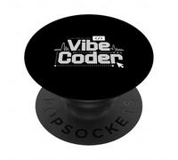 Vibe Coder Software Programmer Developer Coding - PopSockets PopGrip Adhesivo
