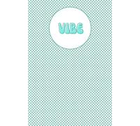 VIBE: Cuaderno de diseño Checkerboard | Serie Retro Aesthetic | Tono Verde Menta Aqua (Colección VIBE: Serie Retro Aesthetic)