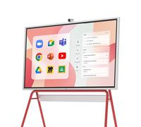 Vibe- Pizarra inteligente S1 de 55 pulgadas, pantalla interactiva de 55 pulgadas, computadora todo en uno con pantalla táctil 4K UHD para oficina y aula con sistema operativo Chrome y ecosistema de ap