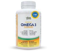 Vibefarma Omega 3 IFOS Essentials 600mg EPA y DHA + 200 UI Vitamina D3 (120 cápsulas) | Certificado IFOS, sello GOED Omega 3, Alta Concentración, Apoyo al Sistema Inmunológico