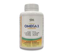Vibefarma Omega 3 IFOS Essentials 600mg EPA y DHA + 200 UI Vitamina D3 (120 cápsulas) | Certificado IFOS, sello GOED Omega 3, Alta Concentración, Apoyo al Sistema Inmunológico