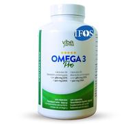 VIBEFARMA OMEGA 3 PRO Sello IFOS 480 mg EPA y 320 mg DHA por Cápsula Aceite de Pescado Triglicérido Grado Farmacéutico Alta Concentración Absorción Rápida Sin Reflujo 120 Cápsulas