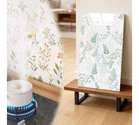 Vibeo Azulejos Adhesivos Azulejos Resistentes Al Calor para Salpicadero de Cocina, Baldosas Adhesivas con Flores, Paneles de Pared Impermeables para Interiores(Style C,20 pcs)