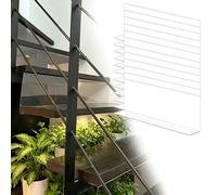 Vibeo Bloqueador Juguetes Sofa 12 Protectores de Huecos para Escaleras, para Mascotas/Juguetes, Protectores Transparentes para Debajo del Sofá, Sofá Barrera Protectora 5-30 cm(100x6 cm (39x2.4 in))