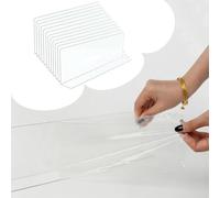 Vibeo Bloqueador Juguetes Sofa 12 Protectores para Debajo del Sofá, Relleno Autoadhesivo para Huecos en Escaleras, Barreras Transparentes para Juguetes y Mascotas(100x15 cm (39x5.9 in))