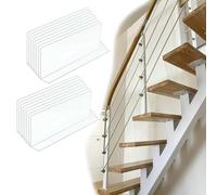 Vibeo Bloqueador Juguetes Sofa 16 Protectores de Huecos para Escaleras Flotantes/Muebles, Protectores de Juguetes Casi Invisibles para Sofás, Barrera Protectora 6-28 cm Altura(32x9in (80x23cm))