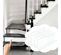 Vibeo Bloqueador Juguetes Sofa Relleno Ajustable para Huecos de Escaleras con Adhesivo, Protectores Transparentes para Debajo del Sofá, Barrera de Seguridad Recortable para Sofá(32x6 in (80x15 cm))