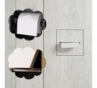 Vibeo Portarrollos Empotrable Portarrollos de Papel Higiénico Empotrado y Alicatable, Nicho de Pared con Cierre Magnético, Pequeño Compartimento Oculto para Papel Higiénico