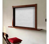 Vibeo Puerta Enrollable Puerta de Armario Enrollable hacia Arriba para Cocina, Mueble Persiana Retráctil Flexible, Puerta Corredera Tipo Acordeón Plegable para Armario(100x45cm(39.4x17.7in))