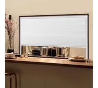 Vibeo Puerta Enrollable Puerta de Cocina Plegable Enrollable Sin Riel Inferior, Puerta de Persiana a Medida de 40-110 cm de Ancho, Puerta de Armario Retráctil Abatible(40x30in(101.6x76.2cm))