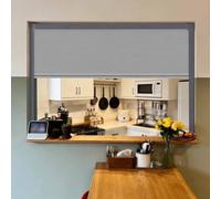 Vibeo Puerta Enrollable Puerta Enrollable Plegable Tipo Tambor para Cocina, Puerta Enrollable para Armario 40 50 60 80 110 cm, Kit de Puertas Retráctil Tipo Acordeón(24x24in (61x61cm))