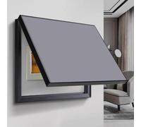 Vibeo Tapa Cuadro electrico Cubierta Decorativa para Caja de Fusibles de 40, 50, 60, 70 y 80 cm, Panel Eléctrico Grande de Color Liso, Placa Interior para Caja de Interruptores(Gray,16x12in/40x30cm)