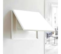 Vibeo Tapa Cuadro electrico Cubierta Decorativa para Caja de Fusibles de 40, 50, 60, 70 y 80 cm, Panel Eléctrico Grande de Color Liso, Placa Interior para Caja de Interruptores(White,24x16in/60x40cm)