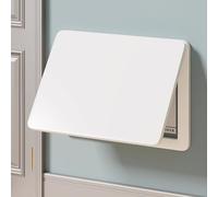 Vibeo Tapa Cuadro electrico Cubierta Decorativa para Caja de Fusibles Eléctricos, Cubierta Oculta Blanca para Panel de Medidores, Placa para Caja de Interruptores Interior y Exterior(26x18in/65x45cm)