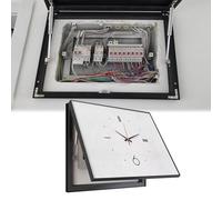 Vibeo Tapa Cuadro electrico Cubierta Decorativa para Panel Eléctrico con Reloj, Cubierta para Caja de Fusibles de Pared Interior, Cubierta Oculta para Caja de Medidores(Style C,24x20in/60x50cm)