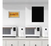 Vibeo Tapa Cuadro electrico Tapa Decorativa Oculta para Caja de Interruptores, Tapa para Caja de Fusibles de 40, 45, 50, 60 y 70 cm, Tapa para Caja de Contadores Vertical(Black,16x20in/40x50cm)