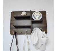 Vibeo Tapa Cuadro electrico Tapa Decorativa para Caja de Interruptores con Estante, Gabinete Interior de Madera para Caja de Fusibles, Placa de Cubierta Eléctrica Oculta(Style B,20x16in/50x40cm)