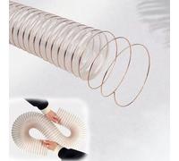 Vibeo Tubo Secadora Universal Conducto de Ventilación Flexible Extensible, Manguera de Ventilación Larga para Secadora, Conductos de Aire Flexibles para Espacios Reducidos(9cm(3.5in),L 800cm(26.2ft))