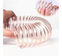 Vibeo Tubo Secadora Universal Conducto de Ventilación Transparente para Secadora 10, 15, 20, 25, 30 y 40 cm, Manguera Flexible para HVAC, Conductos de Extracción(30cm(11.8in),L 300cm(9.8ft))