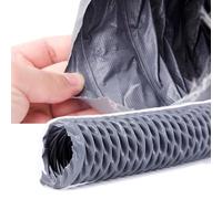 Vibeo Tubo Secadora Universal Manguera de Ventilación Extensible de Nailon para Secadora, 5, 8, 9, 10, 15 y 20 m Conducto para Calentador Diésel Tubo de Escape Industrial(7in(17.8cm),L 49.2ft(15m))