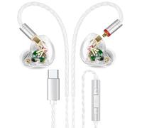 Vibes 202MC - Auriculares con cable USB-C - Auriculares intraurales USB C HiFi para iPhone 17/16/15 - Auriculares con aislamiento de ruido con micrófono - Sonido claro, graves profundos y auriculares