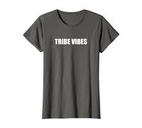 Vibes de la Tribu Camiseta, Mujer, Asfalto, XS