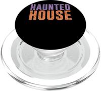 Vibes espeluznantes de Halloween de la casa embrujada PopSockets PopGrip para MagSafe