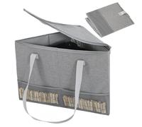 Vibhgtf Almacenamiento de Perchas Triangulares: contenedor Organizador rígido y Plegable para Ahorrar Espacio, de de contención para Perchas de Ropa, solución compacta para disposición de Armario