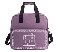 Vibhgtf Bolsa de almacenamiento de costura, bolsa de protección contra el polvo a largo plazo - Maletín de transporte para máquinas de coser: se adapta a cantantes y enero, morado, ver descripción,