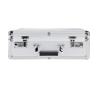 Vibhgtf Caja de Instrumentos con Asa - Maletín de Aluminio Rígido | Cierre de Seguridad con Esponja Incorporada, Organizador Multifuncional para Camión | Resistente y Estanca