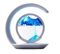 Vibhgtf Carga inalámbrica - Lámpara dinámica de paisaje de, Lámpara de carga inalámbrica para teléfono celular - Luz de mesa decorativa, con cargadores dinámicos de | Para la noche, baño, hogar, m