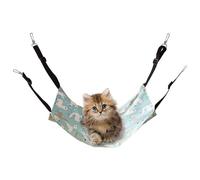 Vibhgtf Hamaca para perros, cama ajustable multiusos para mascotas, camas suaves para gatos con gancho de metal, bonitas camas para dormir para el hogar, jaulas, perreras