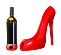Vibhgtf Soporte para Botellas de Vino, Elegante botellero para Zapatos de tacón Alto, Accesorio para Cesta de Regalo de 20 cm, un Soporte para Botellas de Vino para Bodas, decoración del hogar