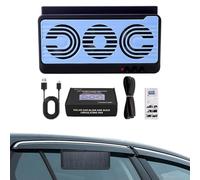 Vibhgtf Ventilador extractor solar para coche, ventilador portátil, montaje para coche, ventilador con purificación de aire para tecnología de refrigeración solar Extreme House Silent Performance