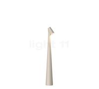 Vibia Africa, lámpara recargable LED, beige - 40 cm