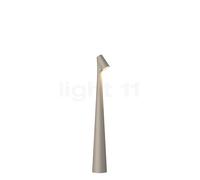 Vibia Africa, lámpara recargable LED, beige oscuro - 40 cm