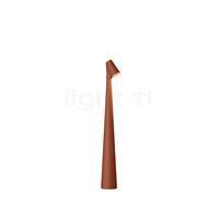 Vibia Africa, lámpara recargable LED, terracota oscura - 40 cm