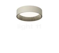 Vibia Duo Petra 4871, lámpara de techo LED, blanco crema - ø47,5 x 12,5 cm - 2.200-4.000 K - casambi