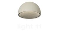 Vibia Duo Petra 4875, lámpara de techo LED, blanco crema - ø35 x 19 cm - 2.700 K - casambi