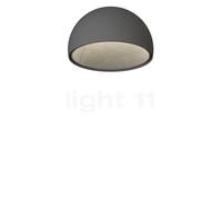 Vibia Duo Petra 4875, lámpara de techo LED, grafito - ø35 x 19 cm - 2.700 K - casambi