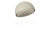 Vibia Duo Petra 4877, lámpara de techo LED, blanco crema - ø35 x 23 cm - 2.700 K - casambi